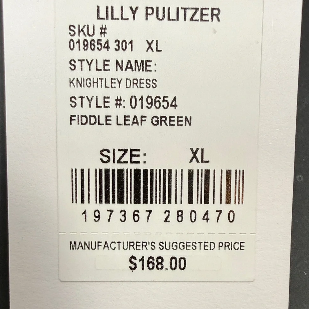 Lilly Pulitzer Emerald Green Dress - Picture 9 of 9